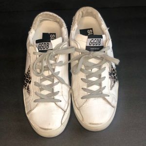 Womens Golden Goose Superstar White Sneakers EU 36